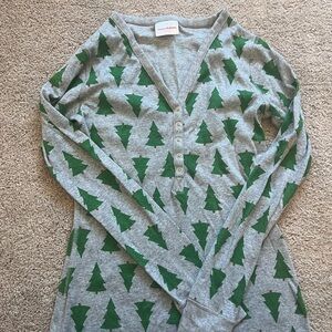 Hanna Anderson Christmas tree Pajamas top